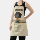 Search for black history aprons Queen