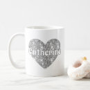 Search for silver heart mugs Modern