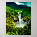 Search for waterfall posters Tropical rainforest
