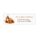 Search for pumpkins return address labels Leaves