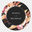 Search for autumn wedding stickers Black and white