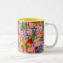 Search for brightly coloured mugs Pattern