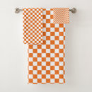 Search for orange bath towels Plaid