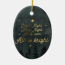 Search for silent night christmas tree decorations Stars