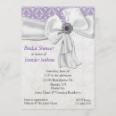 Search for amethyst bridal shower invitations Bride