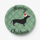 Search for dachshund christmas plates Festive
