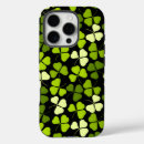 Search for green lucky clover pattern iphone cases Clovers