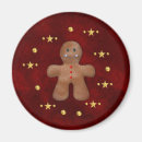 Search for gingerbread man magnets Whimsical