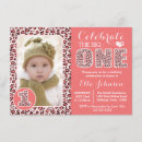 Search for pink leopard birthday invitations Wild