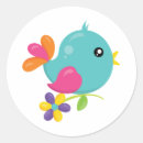 Search for cute blue bird stickers Flowers