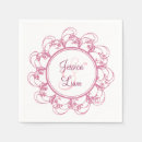 Search for fancy napkins Pink