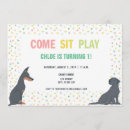 Search for puppy birthday invitations Party