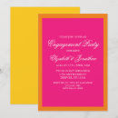 Search for hot pink orange invitations Colourful