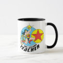 Search for wonders of the world mugs World's best teacher