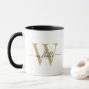 Search for white monogram mugs Initial