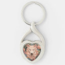Search for peach floral key rings Modern