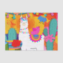 Search for llama tissue paper Whimsical