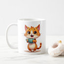 Search for cartoon cat design mugs Kitty