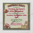 Search for vintage football invitations Party