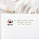 Search for red black plaid return address labels Festive