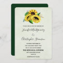 Search for sunflower bouquet wedding invitations Botanical