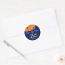 Search for navy blue and orange stickers Flower
