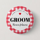 Search for gingham badges Red
