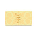 Search for gold hearts return address labels Cream