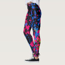 Search for black paint splatter leggings Retro