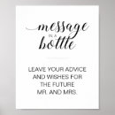 Search for message bottle posters Bridal shower