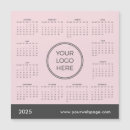 Search for business card calendars 2025