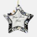 Search for birthstone christmas tree decorations Diamond