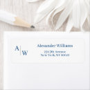 Search for initial name return address labels Simple