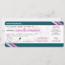Search for boarding pass invitations Black