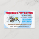 Search for mosquito business cards Exterminator