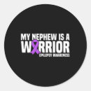 Search for epilepsy warrior stickers Purple