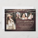 Search for wood graduation invitations Typography