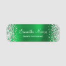 Search for green name tags Modern