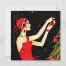 Search for art deco lady cards Retro