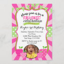Search for strawberry shortcake birthday invitations Pink