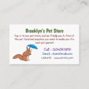Search for squirrels business cards Cartoon