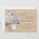 Search for lavender bouquet wedding invitations Rustic
