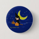Search for cute halloween badges Black