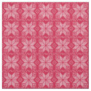 Search for snowflake fabric Red and white