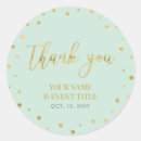 Search for mint thank you stickers Gold