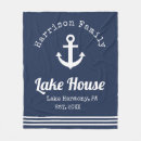 Search for lake house blankets Navy blue