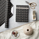 Search for xo wrapping paper Black