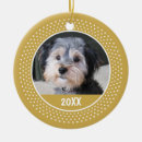 Search for single christmas tree decorations Dog