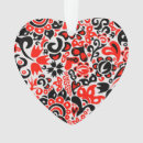 Search for flower heart christmas tree decorations Botanical