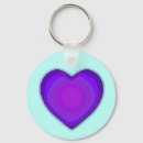 Search for colourful hearts key rings For her